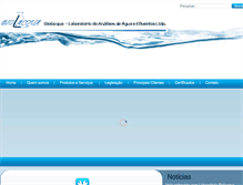 Tablet Screenshot of biolacqua.com.br
